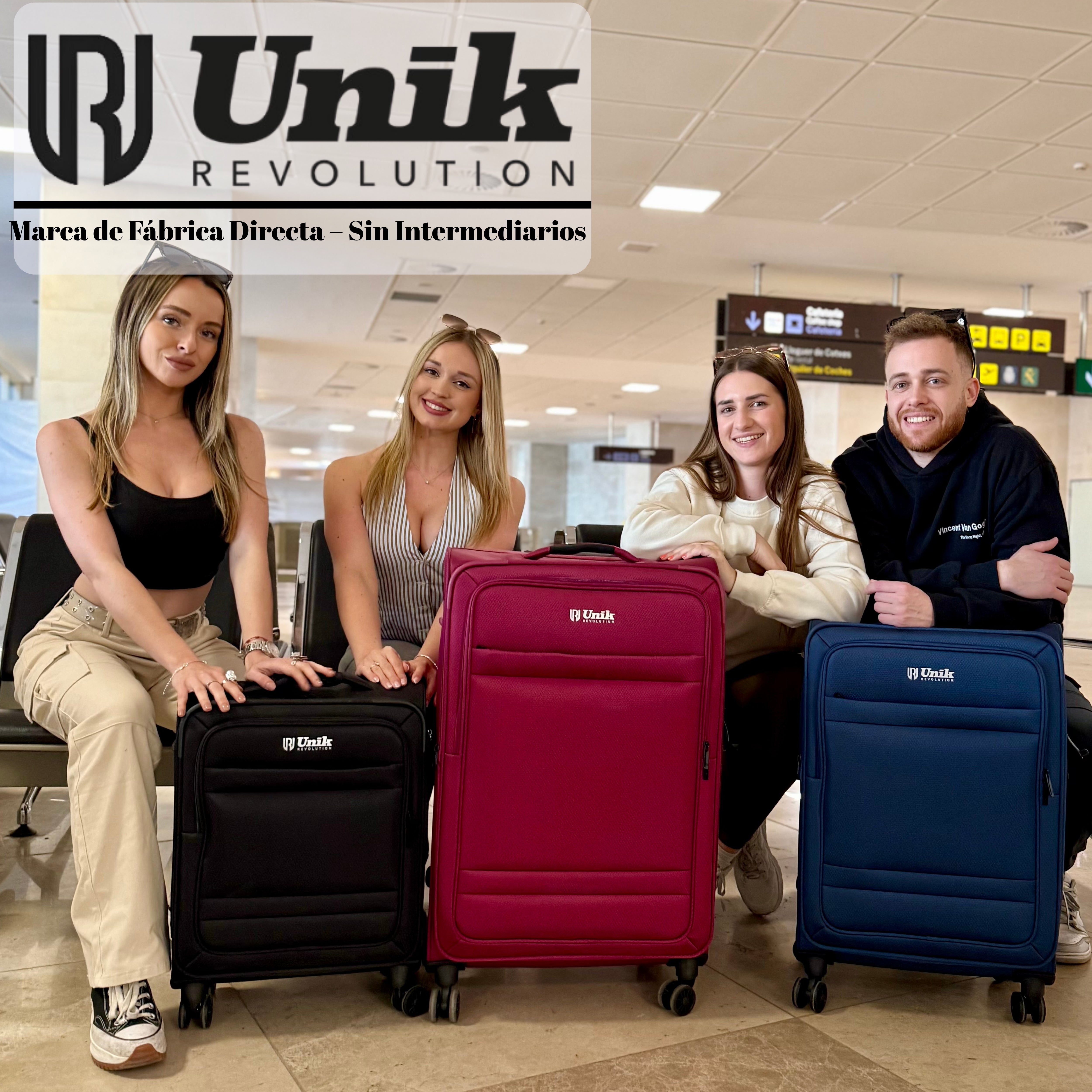 maleta de cabina ligera y resistente con ruedas dobles y cerradura TSA integrada