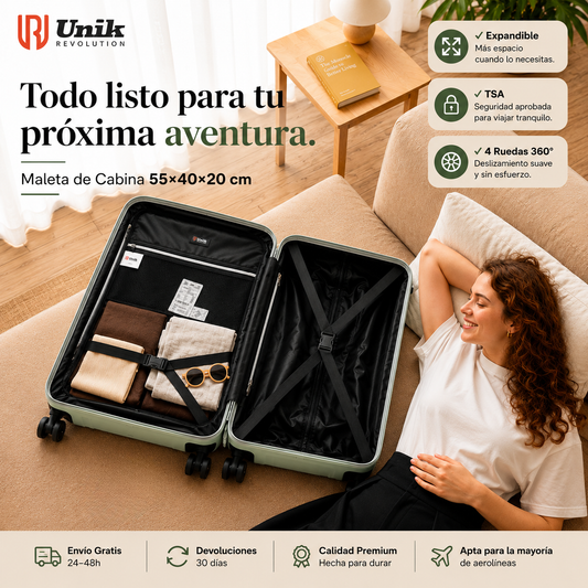 Maleta de Cabina Gaza 55x40x20 cm - Unik Revolution