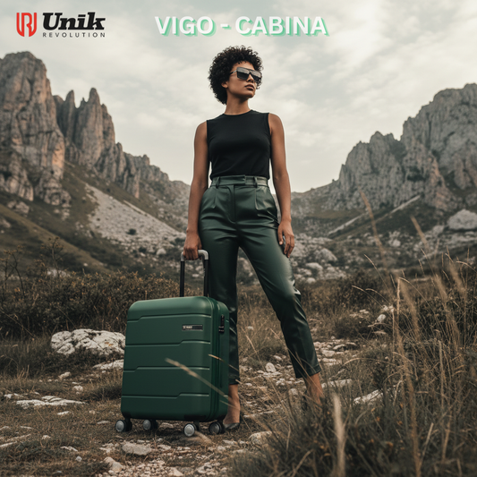 Vigo Cabina Verde Botella: La Maleta que Redefine el Viaje con Estilo