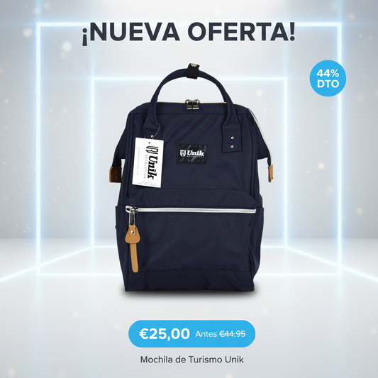 ¡44% de Descuento en Nuestra Mochila de Turismo Unik! Oferta por Tiempo Limitado