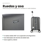 Maleta de Cabina Underseat 45x36x20 — Rígida, Expandible, 2 kg