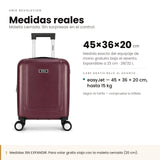 Maleta de Cabina Underseat 45x36x20 — Rígida, Expandible, 2 kg