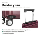 Maleta de Cabina Underseat 45x36x20 — Rígida, Expandible, 2 kg