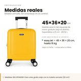 Maleta de Cabina Underseat 45x36x20 — Rígida, Expandible, 2 kg