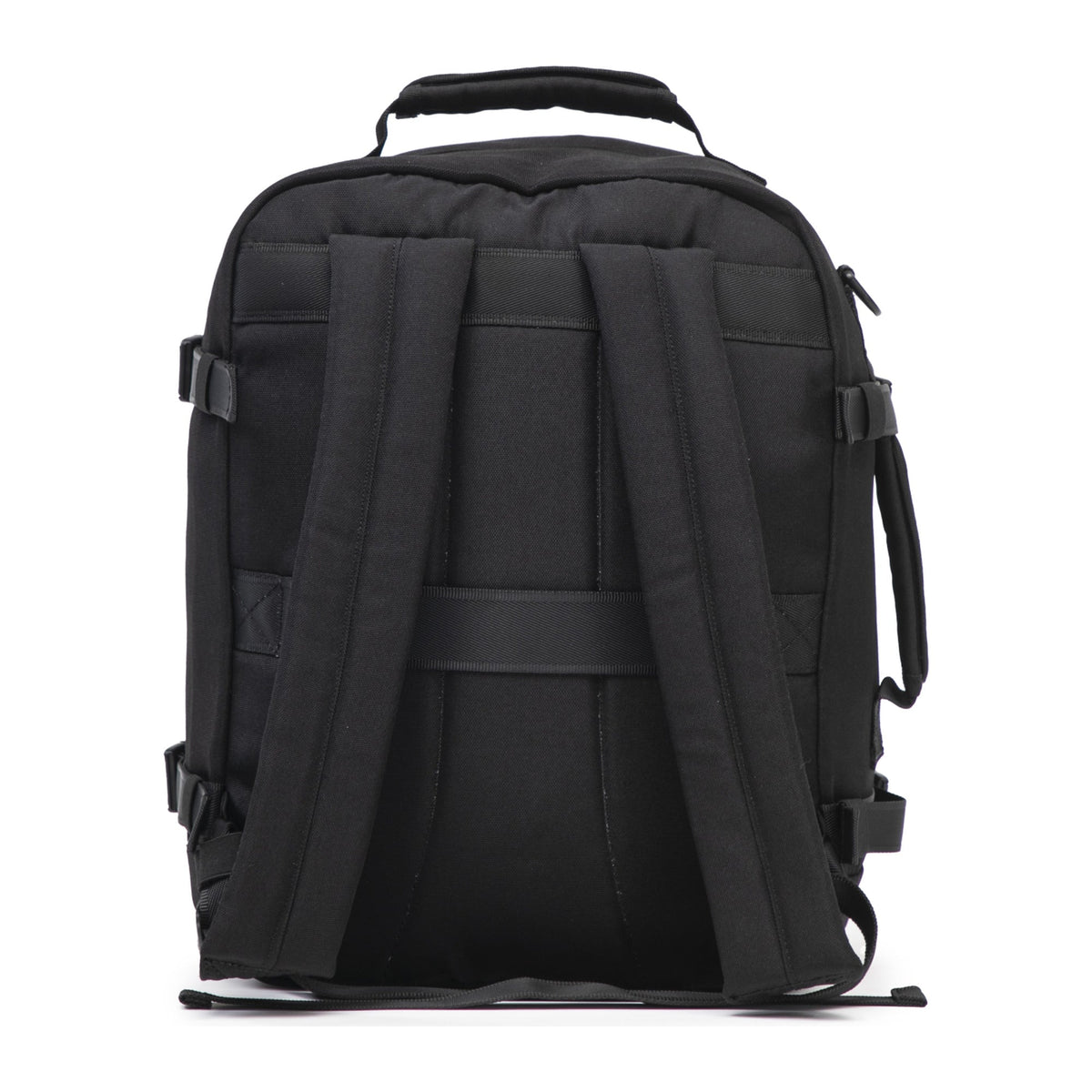 Mochila de cabina Aero Fit 40x30x20 en Negro, detalle del tejido poliéster 600D