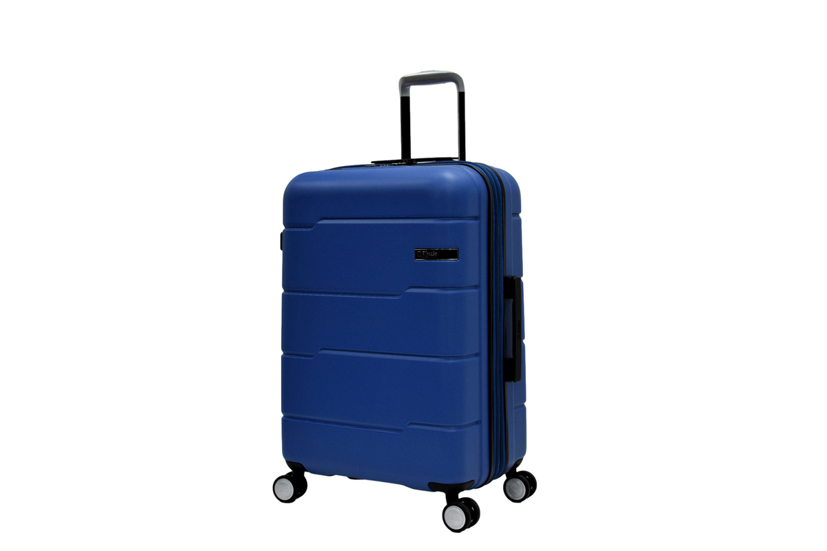 Maleta mediana Vigo 67 cm en Azul, rígida expandible con TSA