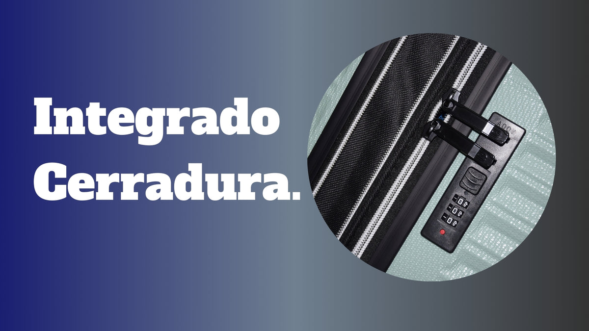 Las tres medidas del set Gaza: 55x40x20 cm, 67 cm y 77 cm