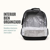 Mochila de cabina Aero Fit 40x30x20 en Negro, bolsillo lateral para botella