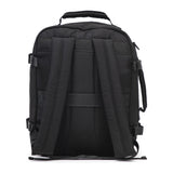 Mochila de cabina Aero Fit 40x30x20 en Negro, detalle del tejido poliéster 600D