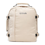 Mochila de cabina Aero Fit 40x30x20 en Beige Natural, vista frontal