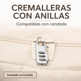 Mochila de cabina Aero Fit 40x30x20 en Beige Natural, bajo el asiento del avión