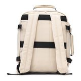 Mochila de cabina Aero Fit 40x30x20 en Beige Natural, detalle del tejido poliéster 600D
