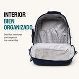 Mochila de cabina Aero Fit 40x30x20 en Azul Sombra, bolsillo lateral para botella
