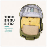 Mochila de cabina Aero Fit 40x30x20 en Verde Oliva, tirantes y asas acolchadas