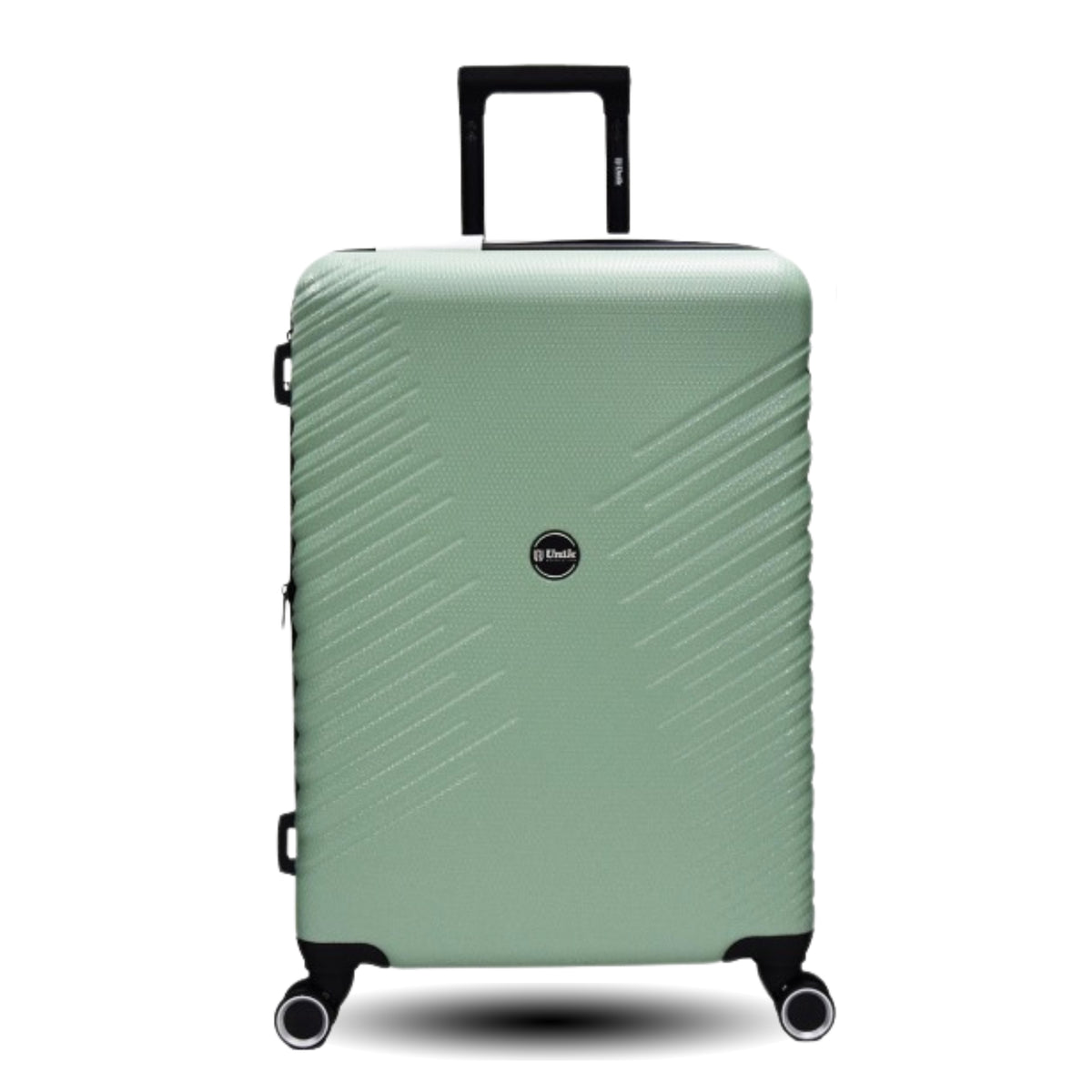 Maleta grande Gaza 77 cm en Verde, rígida expandible en ABS reciclado