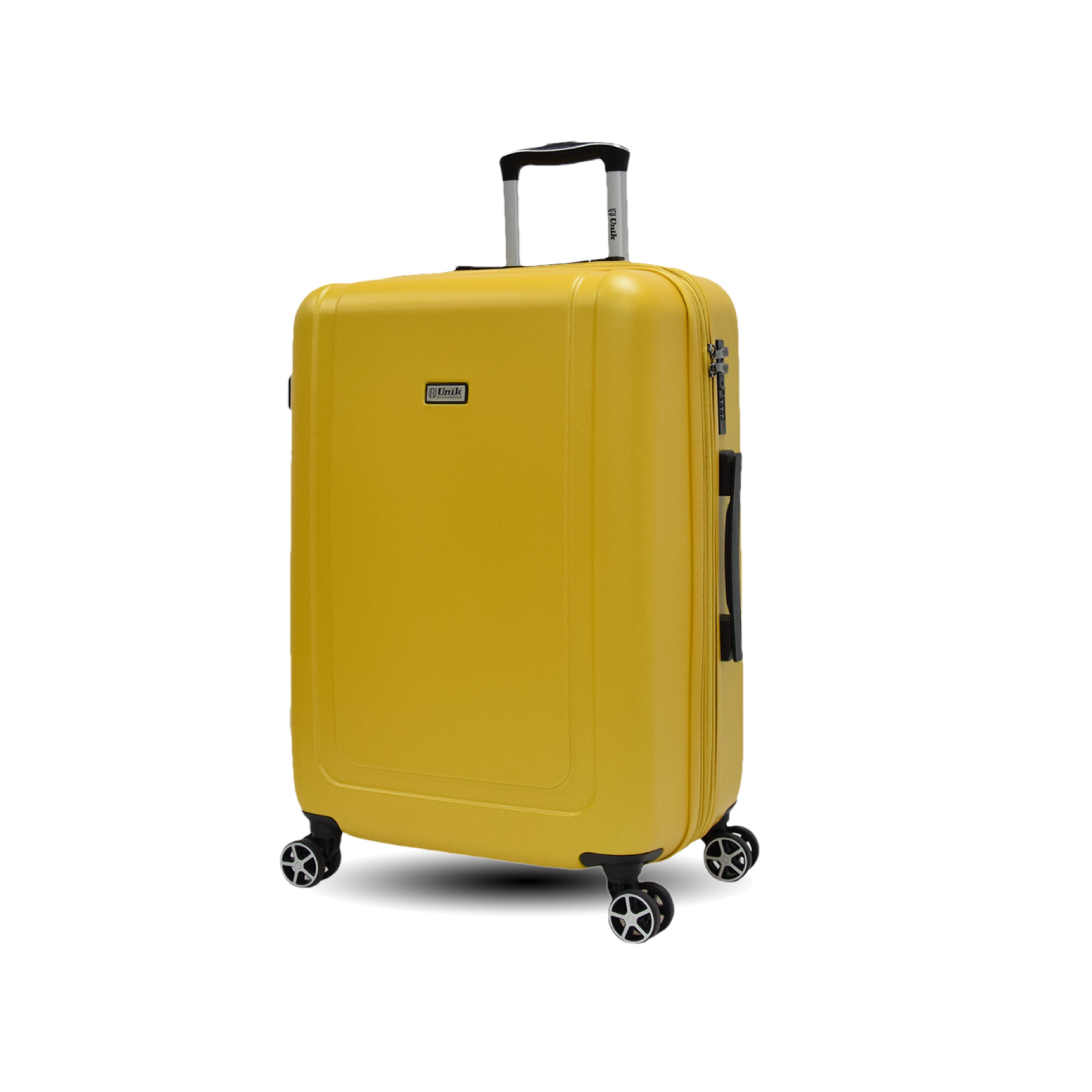 Maleta mediana expandible 68x47x26 cm ligera (3.4 kg) con ruedas 360° asa telescópica carcasa rígida de ABS y candado de combinación para viajes de varios días