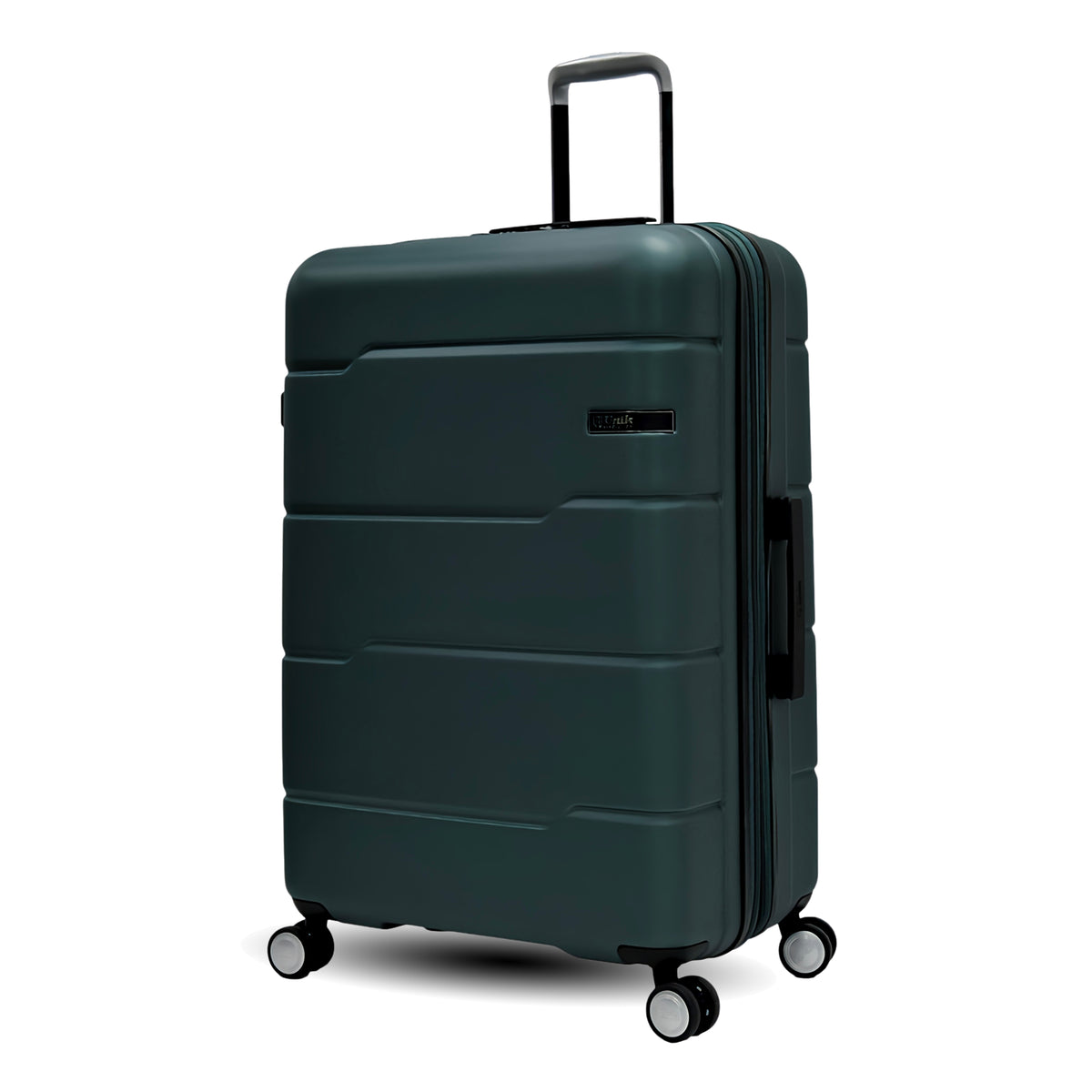 Maleta grande Vigo 77 cm en Verde Botella, rígida expandible con TSA