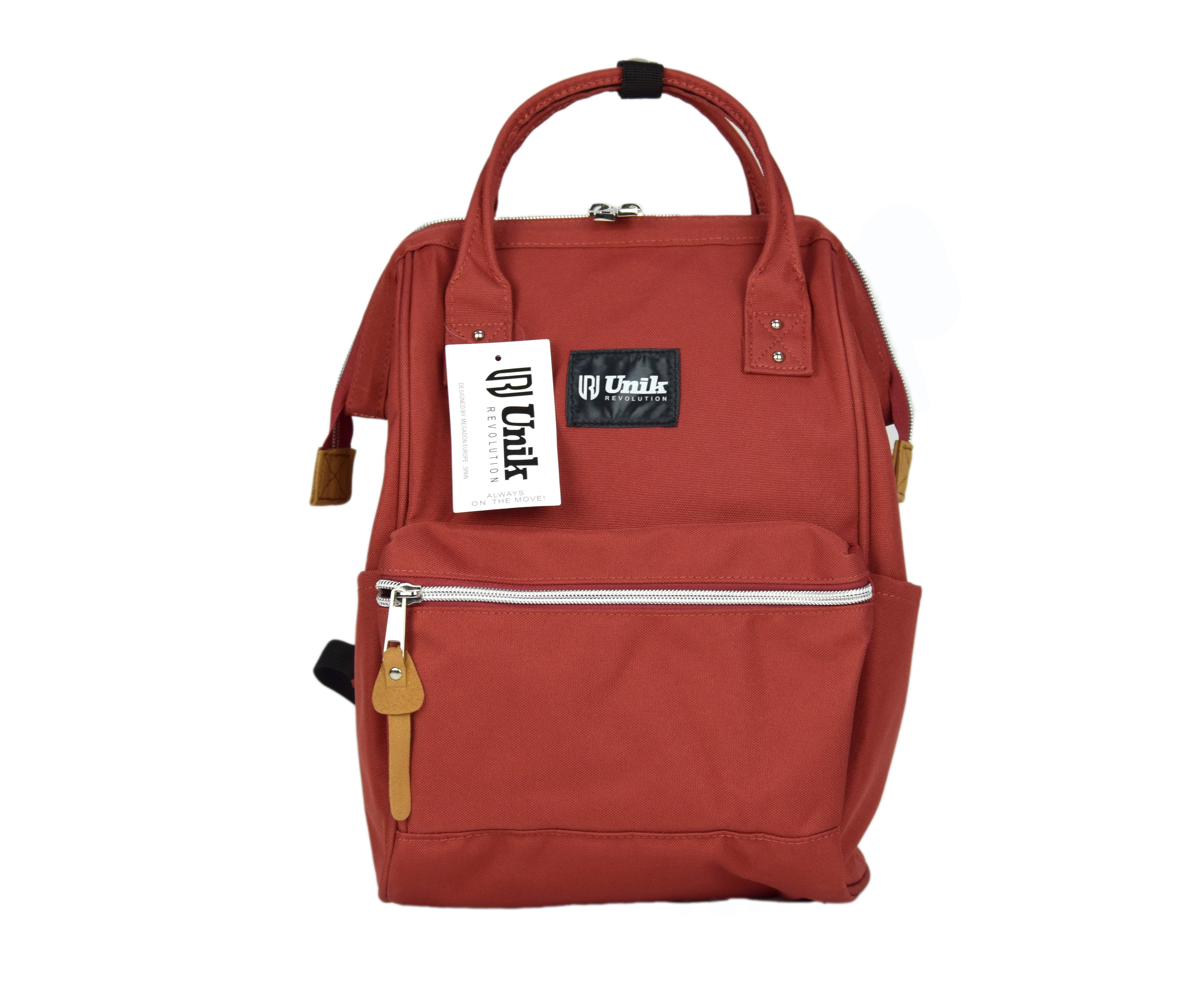 Mochila Pequeña de Turismo Unik – Impermeable, Ligera, 600D Poliéster, con Botelleros y Bolsillo Frontal – Ideal para Viajes, Escuela y Uso Diario