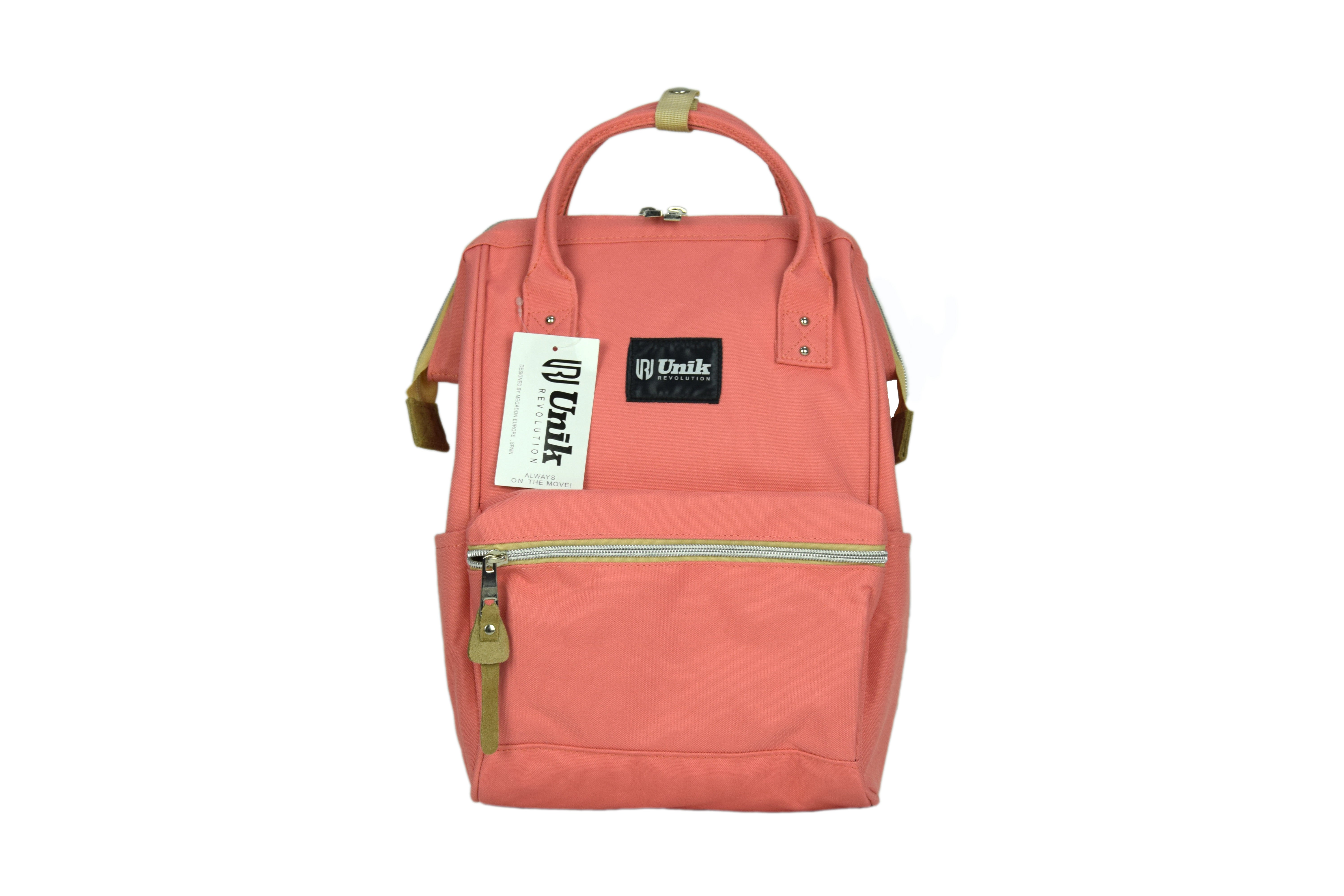 Mochila Pequeña de Turismo Unik – Impermeable, Ligera, 600D Poliéster, con Botelleros y Bolsillo Frontal – Ideal para Viajes, Escuela y Uso Diario