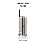 Sistema expandible: de 34 a 41 litros de capacidad