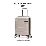 4 ruedas dobles giratorias 360 grados silenciosas