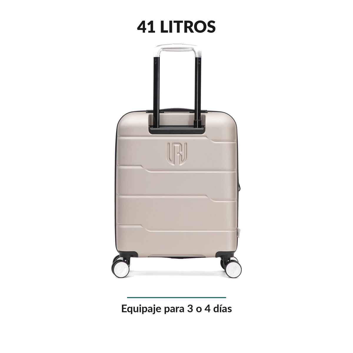 Capacidad para equipaje de 3 o 4 días